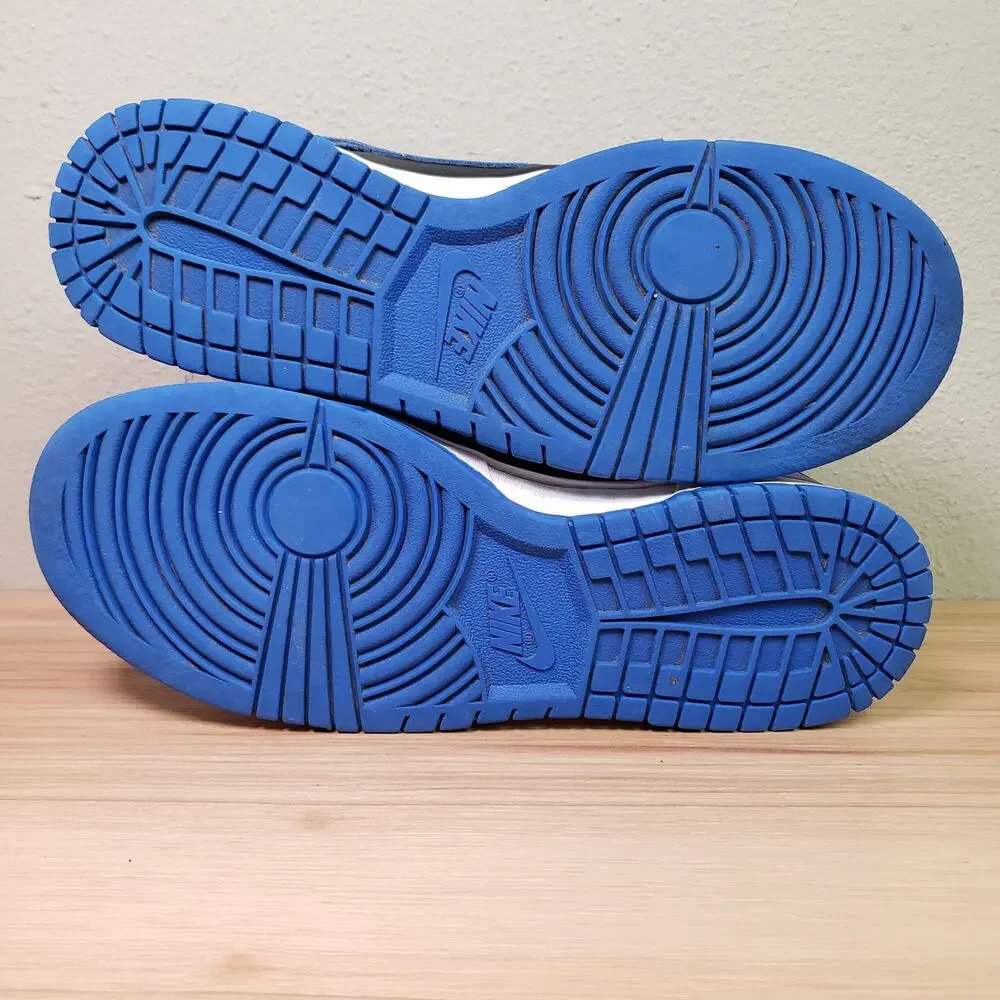 Nike Men's Size 8 Dunk Low Retro Casual Shoes‎ Hyper Royal Blue Black Streetwear